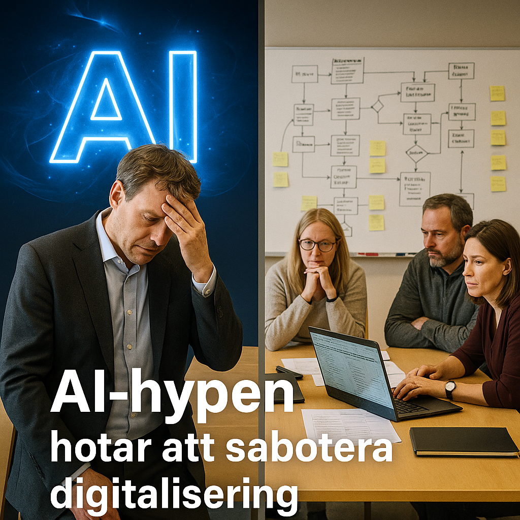 AI-hypen riskerar att sabotera kommuners digitalisering