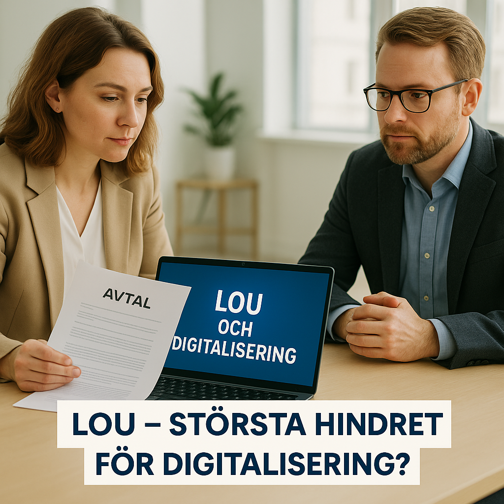 LOU och digitalisering – därför bromsar lagen om offentlig upphandling utvecklingen