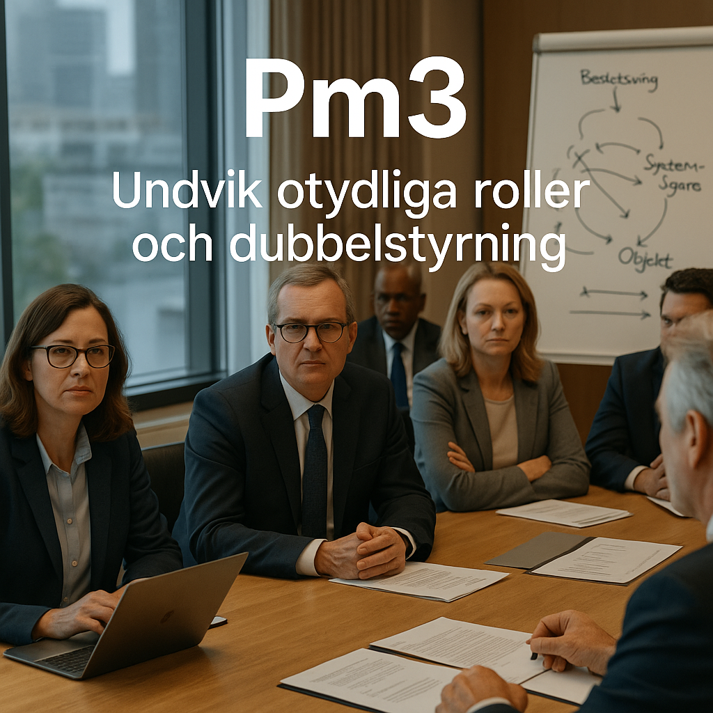Pm3 – Lösningen på otydliga roller och dubbelstyrning i förvaltningen