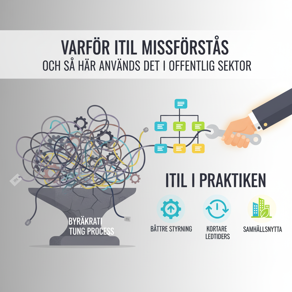 Varför ITIL ofta missförstås – och hur det ska användas i praktiken